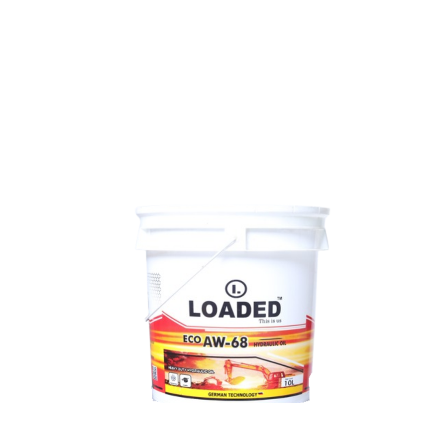 Loaded ECO AW-68 hydraulic oil packaging